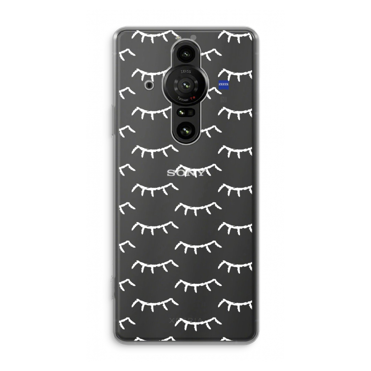 Wimpers: Sony Xperia Pro-I Transparant Hoesje