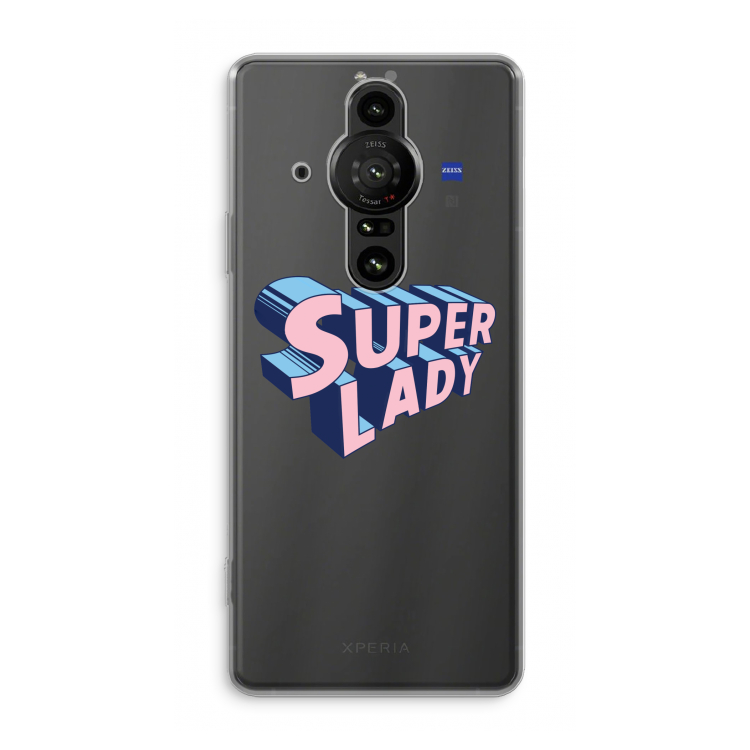 Superlady: Sony Xperia Pro-I Transparant Hoesje