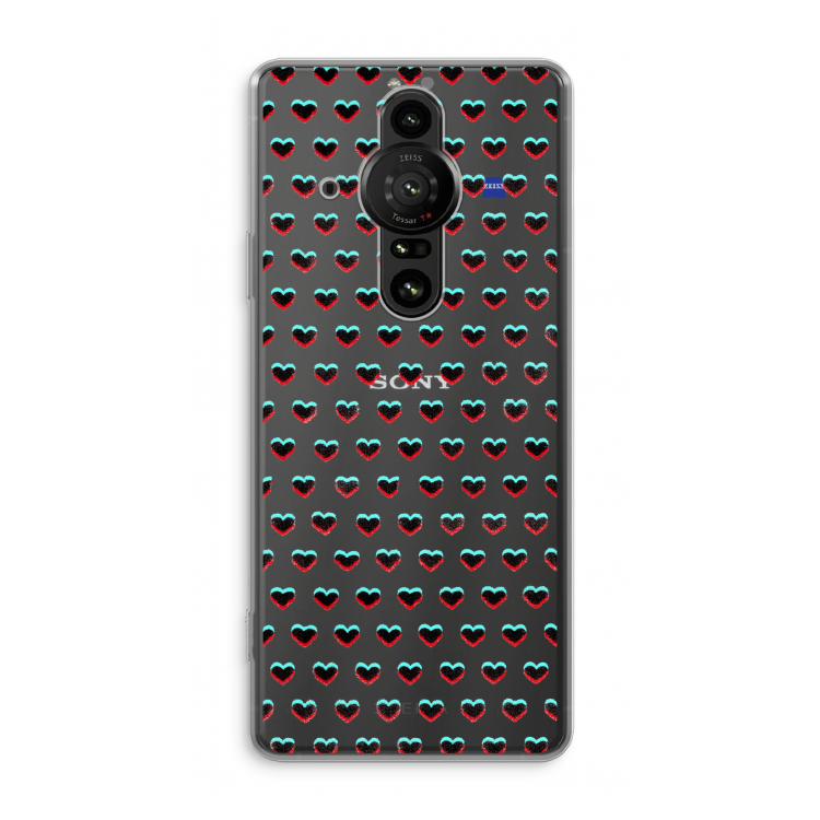 Hartjes: Sony Xperia Pro-I Transparant Hoesje