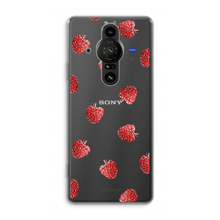 Framboosjes: Sony Xperia Pro-I Transparant Hoesje