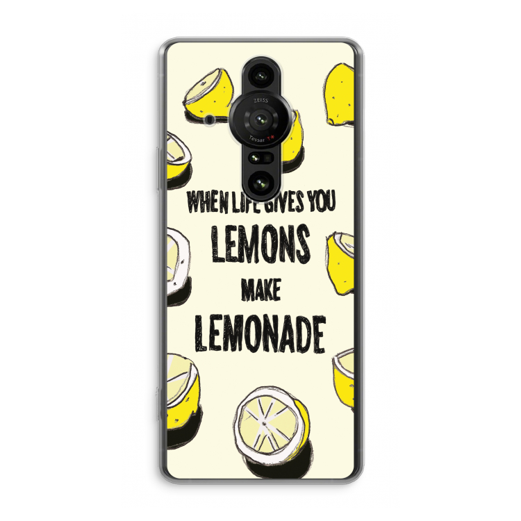 Lemonade: Sony Xperia Pro-I Transparant Hoesje