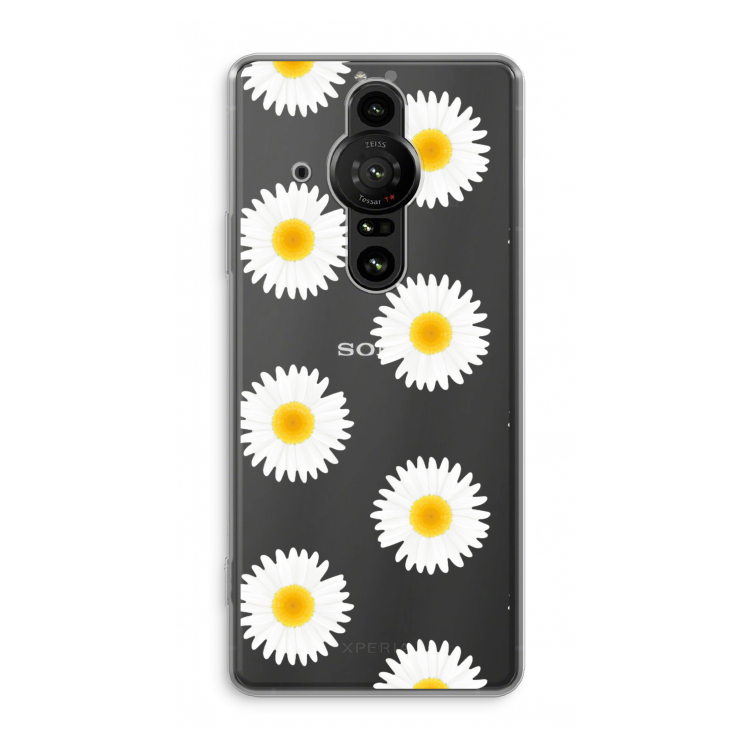 Margrietjes: Sony Xperia Pro-I Transparant Hoesje