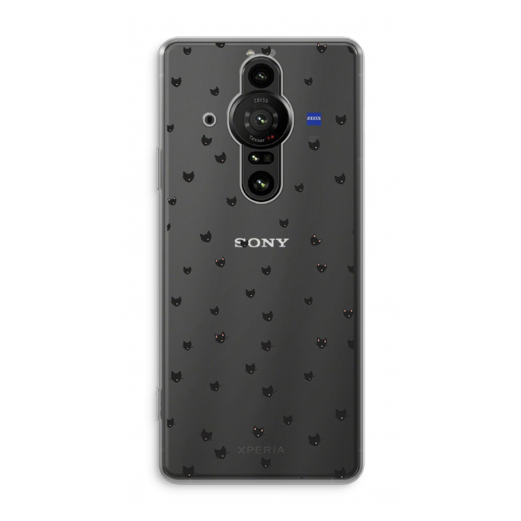 Kleine kattenkopjes: Sony Xperia Pro-I Transparant Hoesje