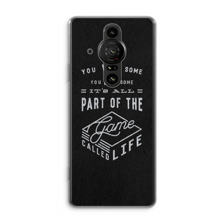 Life: Sony Xperia Pro-I Transparant Hoesje