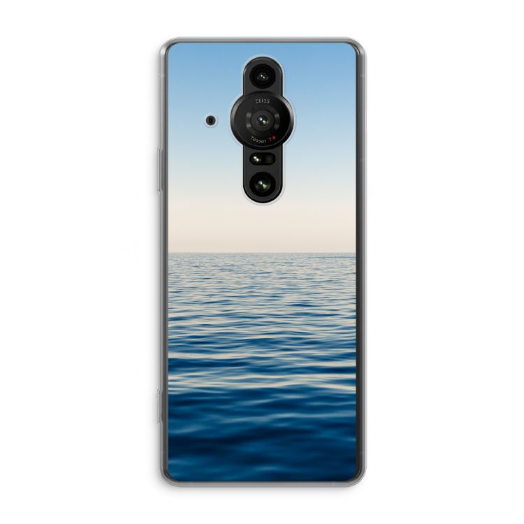 Water horizon: Sony Xperia Pro-I Transparant Hoesje