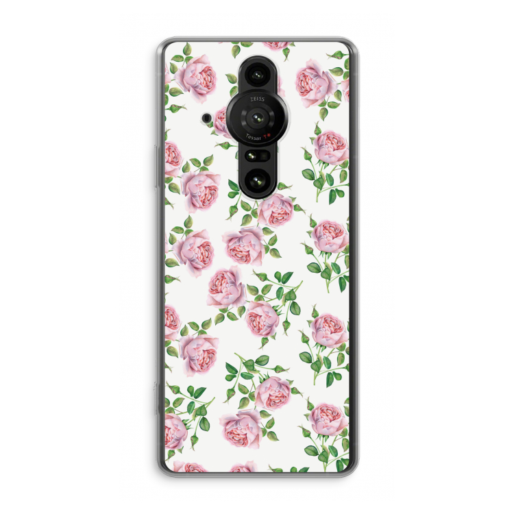 Kleine roosjes: Sony Xperia Pro-I Transparant Hoesje