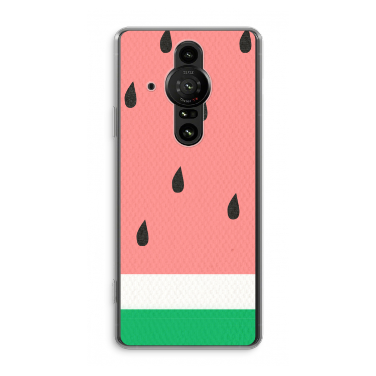 Watermeloen: Sony Xperia Pro-I Transparant Hoesje