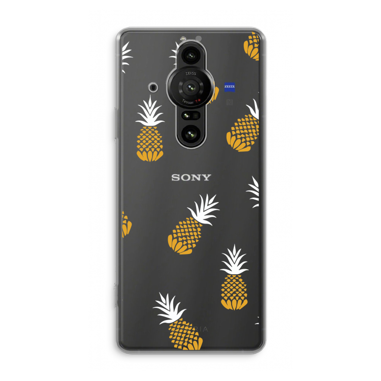 Ananasjes: Sony Xperia Pro-I Transparant Hoesje