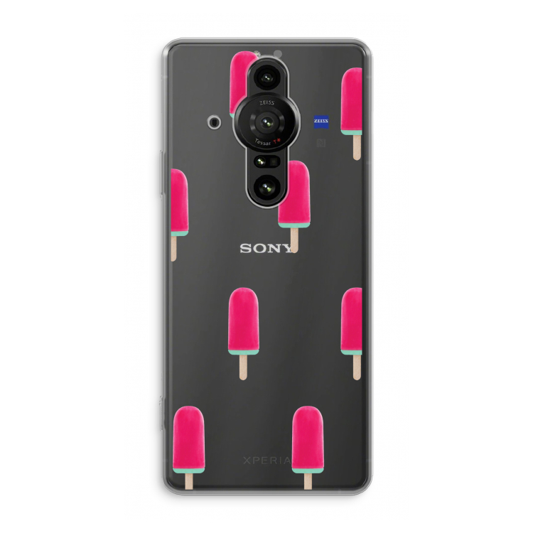 Waterijsje: Sony Xperia Pro-I Transparant Hoesje