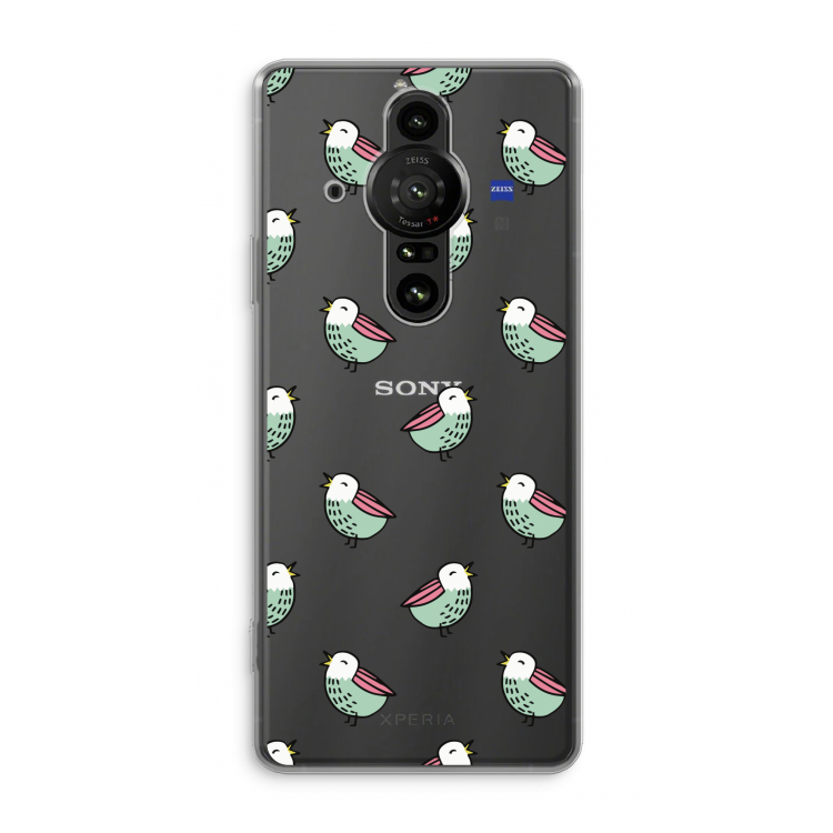 Vogeltjes: Sony Xperia Pro-I Transparant Hoesje