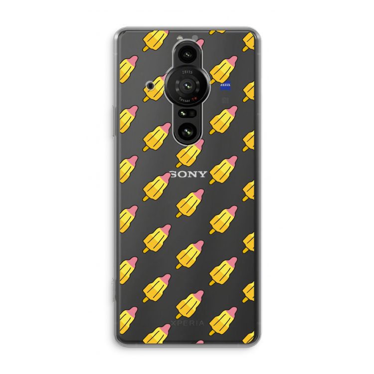 Waterijsjes: Sony Xperia Pro-I Transparant Hoesje