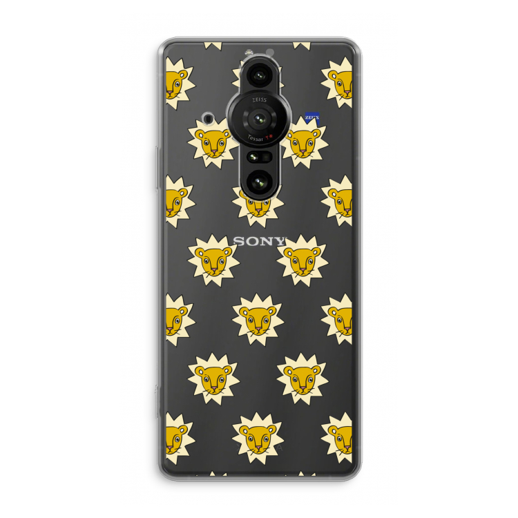 Leeuwenkoppen: Sony Xperia Pro-I Transparant Hoesje