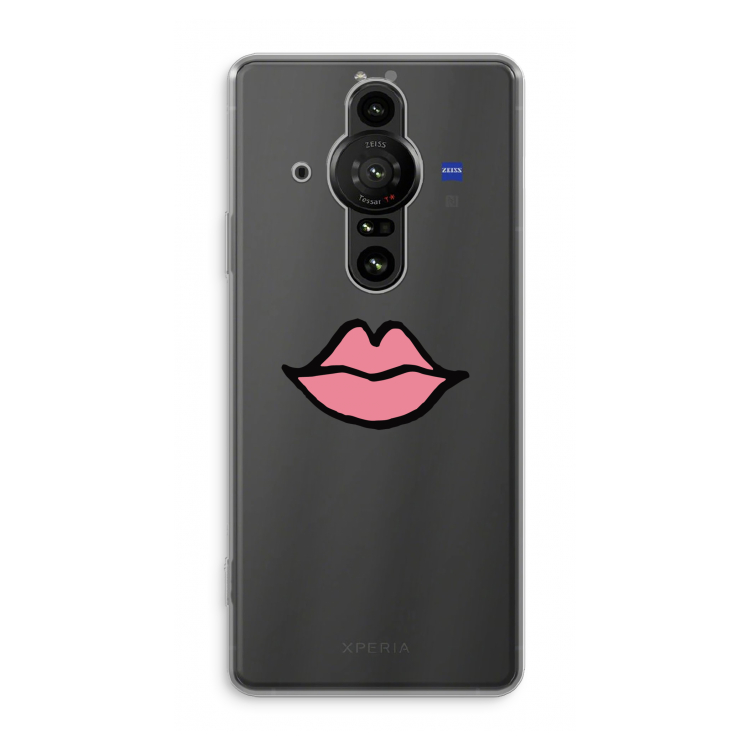 Kusje: Sony Xperia Pro-I Transparant Hoesje