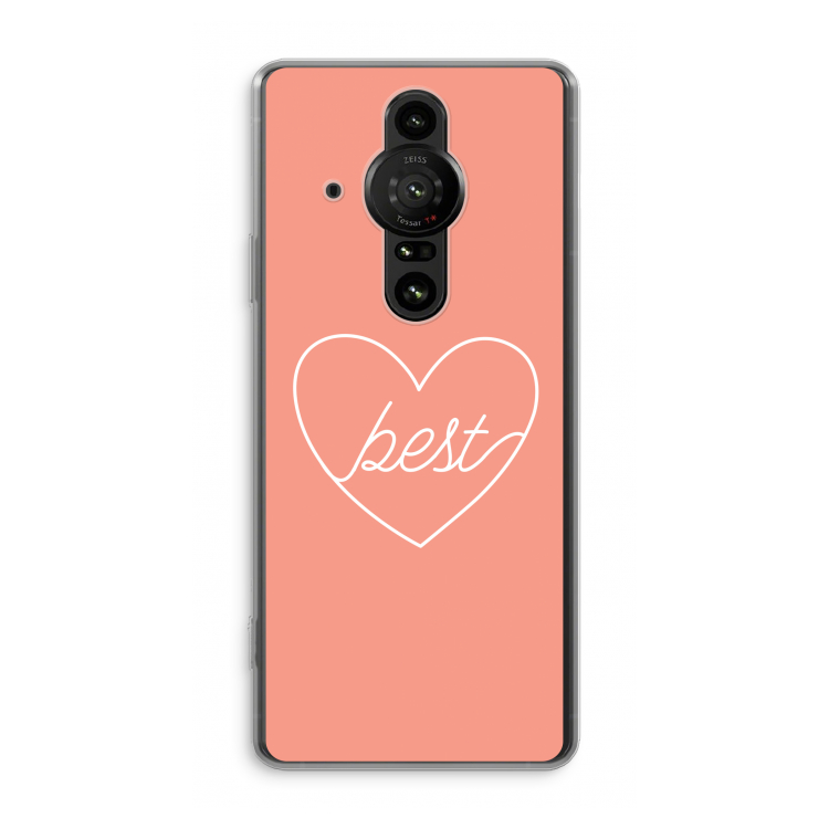 Best heart: Sony Xperia Pro-I Transparant Hoesje