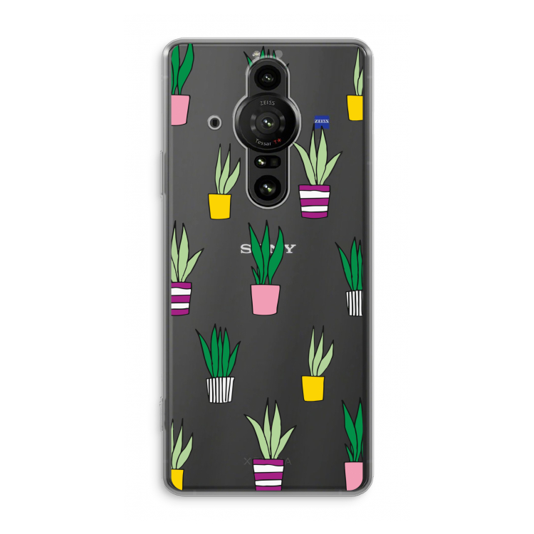 Sanseveria: Sony Xperia Pro-I Transparant Hoesje