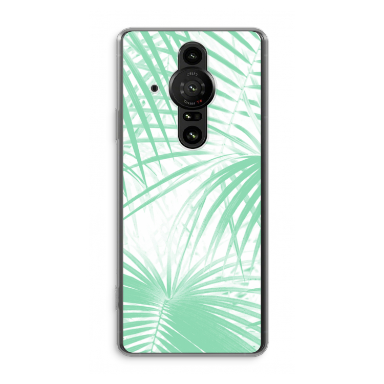 Palmbladeren: Sony Xperia Pro-I Transparant Hoesje