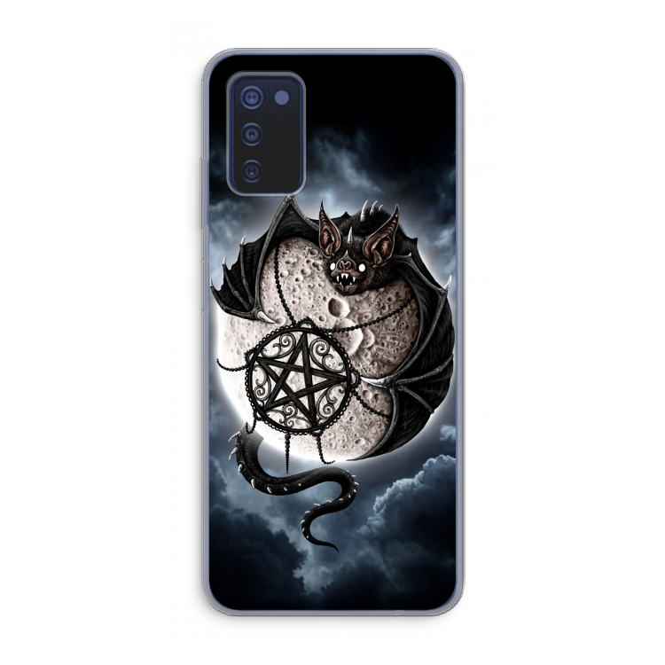 Volle maan: Samsung Galaxy A03s Transparant Hoesje