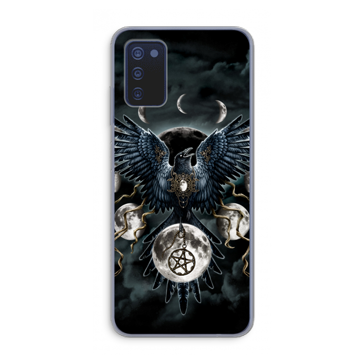 Sinister Wings: Samsung Galaxy A03s Transparant Hoesje