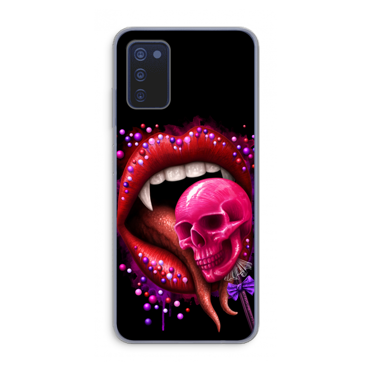 Dodelijk zoet: Samsung Galaxy A03s Transparant Hoesje