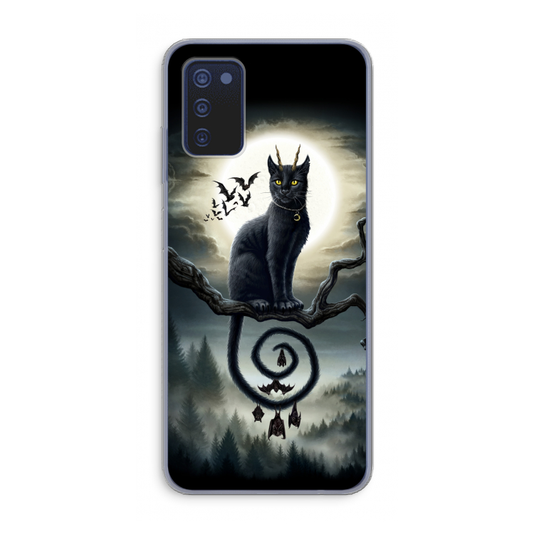 Moonlight Companions: Samsung Galaxy A03s Transparant Hoesje