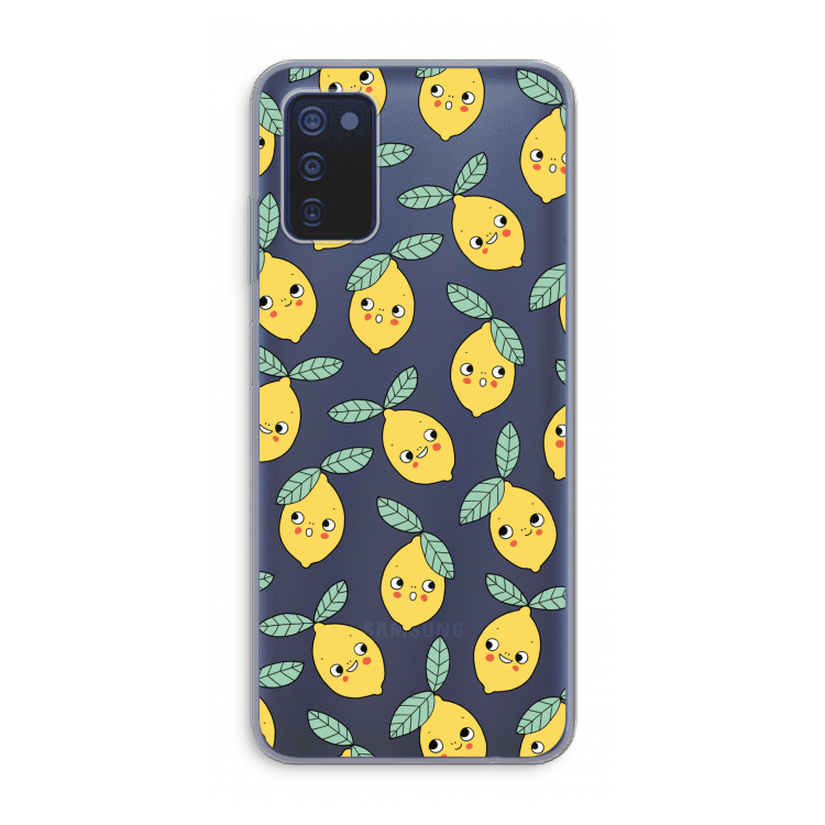 Citroenen: Samsung Galaxy A03s Transparant Hoesje