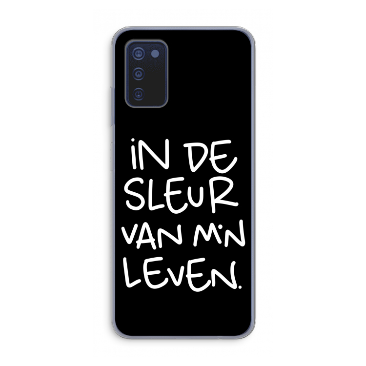 De Sleur: Samsung Galaxy A03s Transparant Hoesje