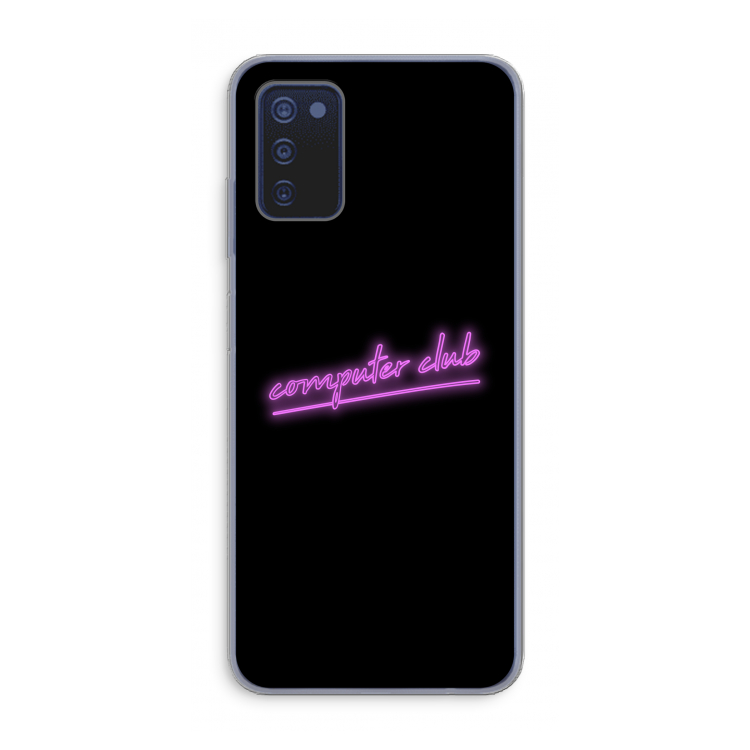 Vice Black: Samsung Galaxy A03s Transparant Hoesje