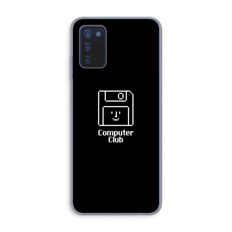 Hello: Samsung Galaxy A03s Transparant Hoesje