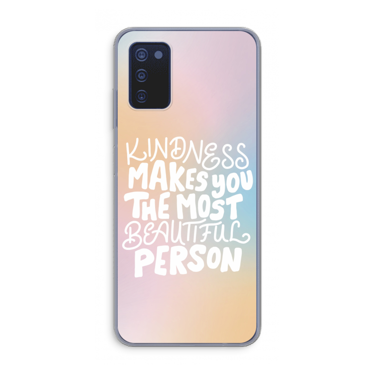 The prettiest: Samsung Galaxy A03s Transparant Hoesje