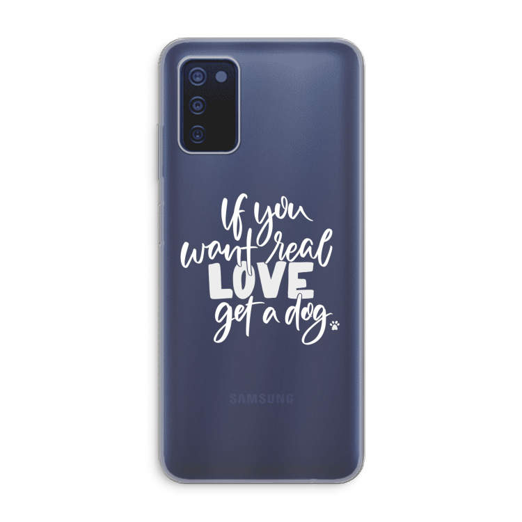 Partner in crime: Samsung Galaxy A03s Transparant Hoesje