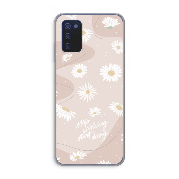 Daydreaming becomes reality: Samsung Galaxy A03s Transparant Hoesje