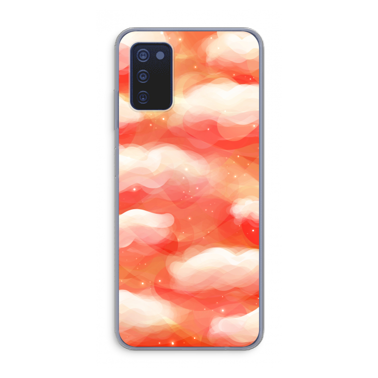 Lichte Wolken: Samsung Galaxy A03s Transparant Hoesje
