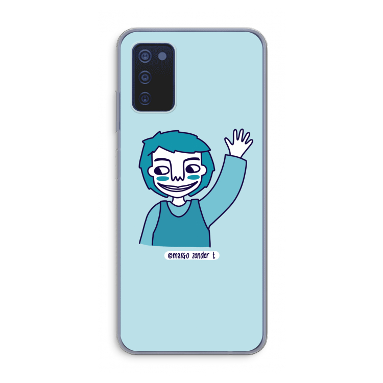 Zwaai: Samsung Galaxy A03s Transparant Hoesje