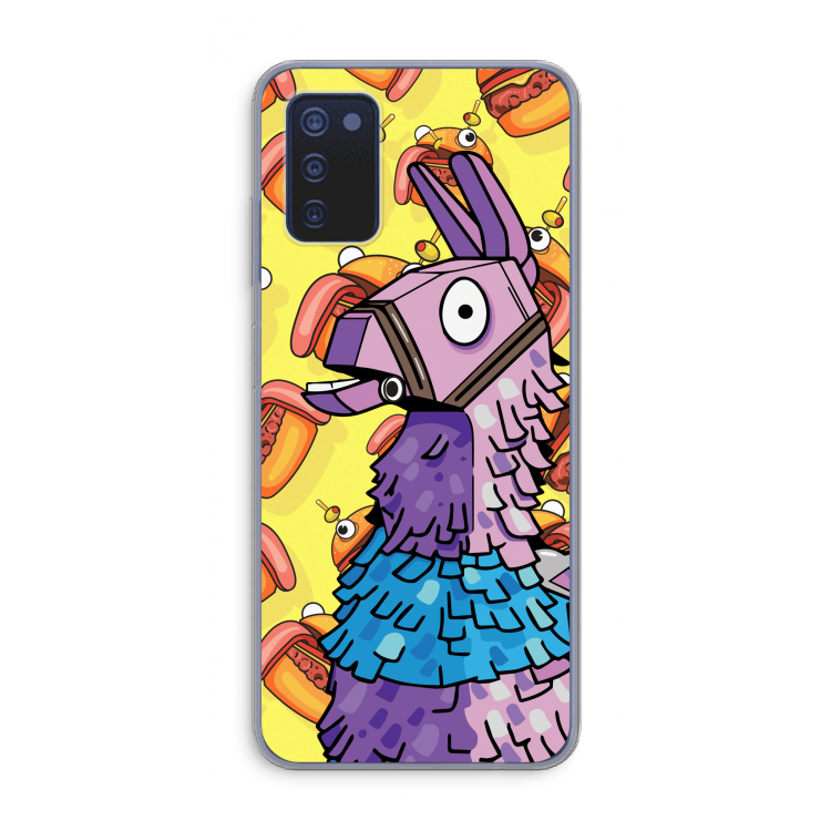 Loot Burger: Samsung Galaxy A03s Transparant Hoesje