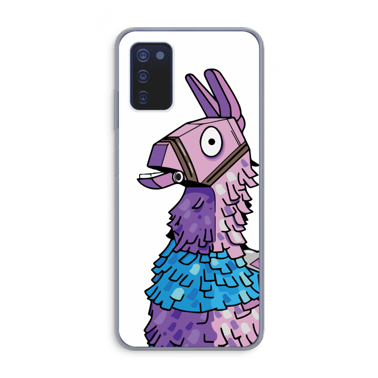 Lama: Samsung Galaxy A03s Transparant Hoesje