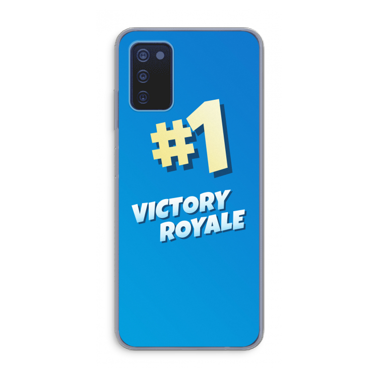 Victory Royale: Samsung Galaxy A03s Transparant Hoesje