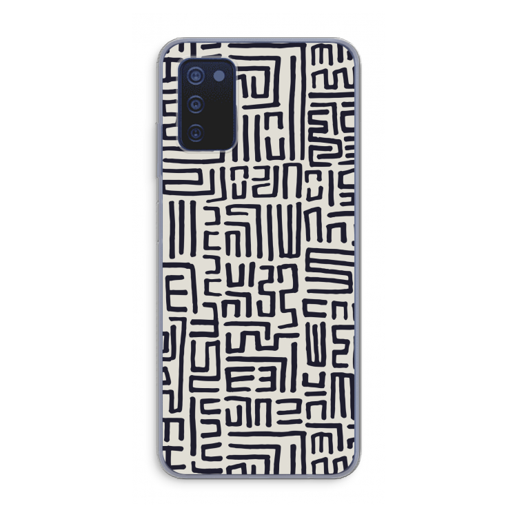 Moroccan Print: Samsung Galaxy A03s Transparant Hoesje