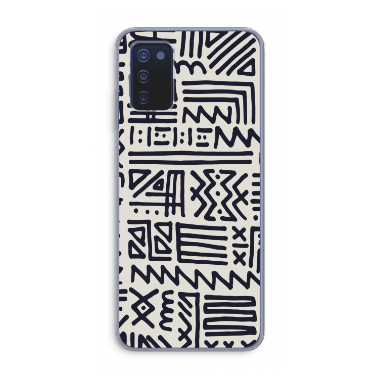 Marrakech print: Samsung Galaxy A03s Transparant Hoesje