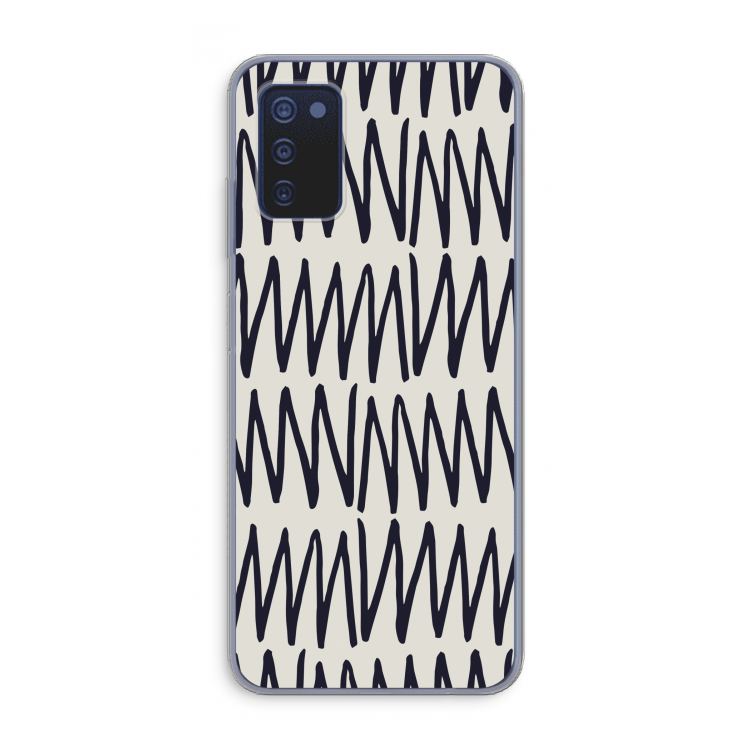 Marrakech Zigzag: Samsung Galaxy A03s Transparant Hoesje