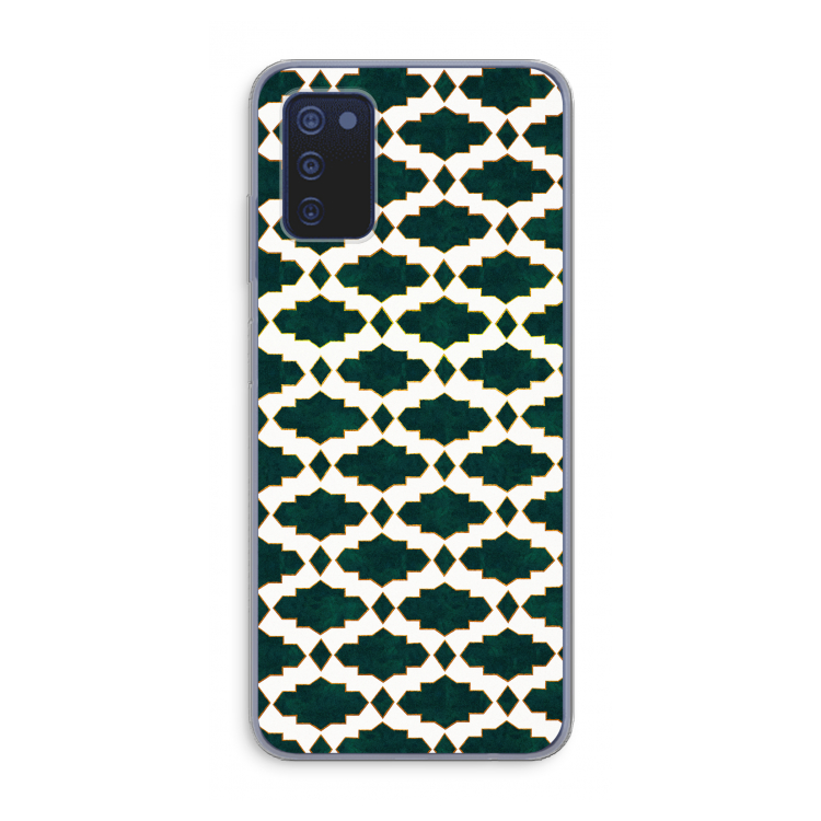 Moroccan tiles: Samsung Galaxy A03s Transparant Hoesje