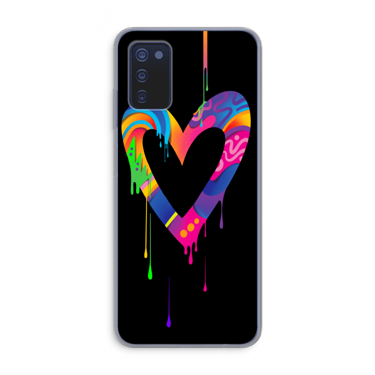 Melts My Heart: Samsung Galaxy A03s Transparant Hoesje