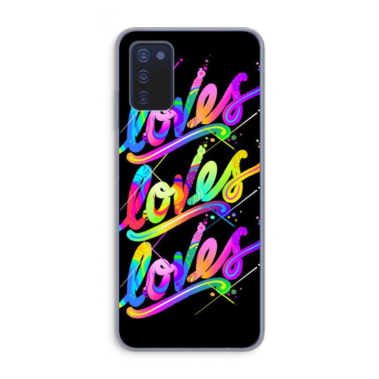 Loves: Samsung Galaxy A03s Transparant Hoesje