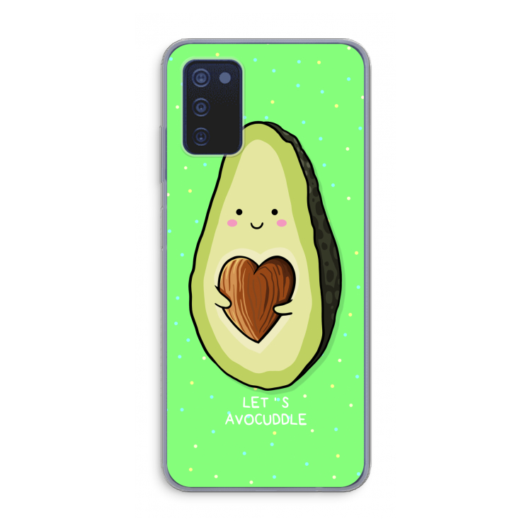 Avocuddle: Samsung Galaxy A03s Transparant Hoesje