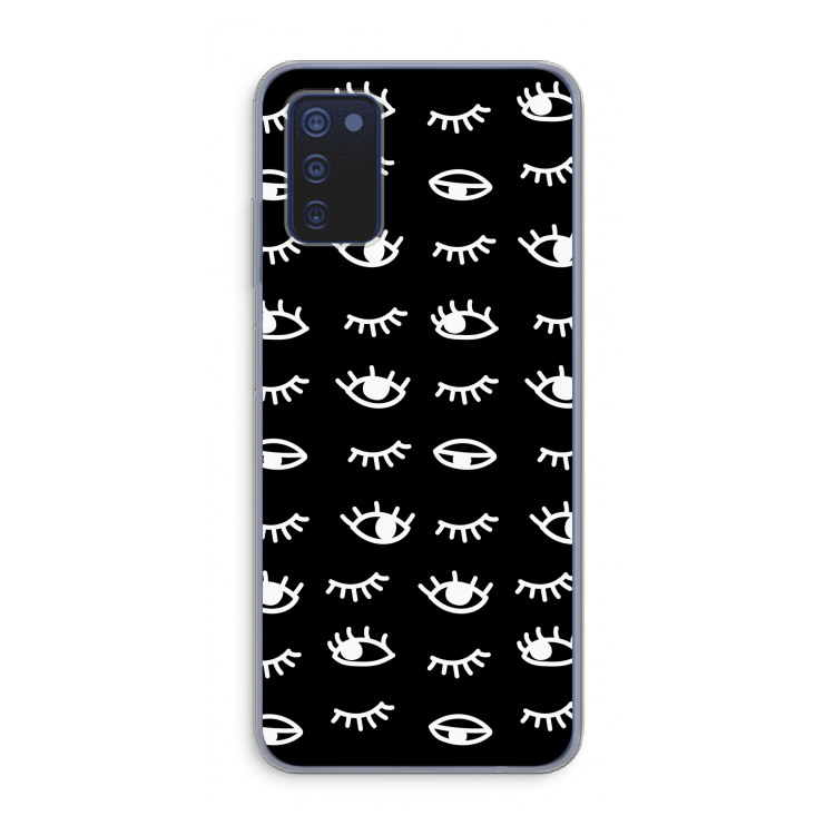 Eye pattern #3: Samsung Galaxy A03s Transparant Hoesje
