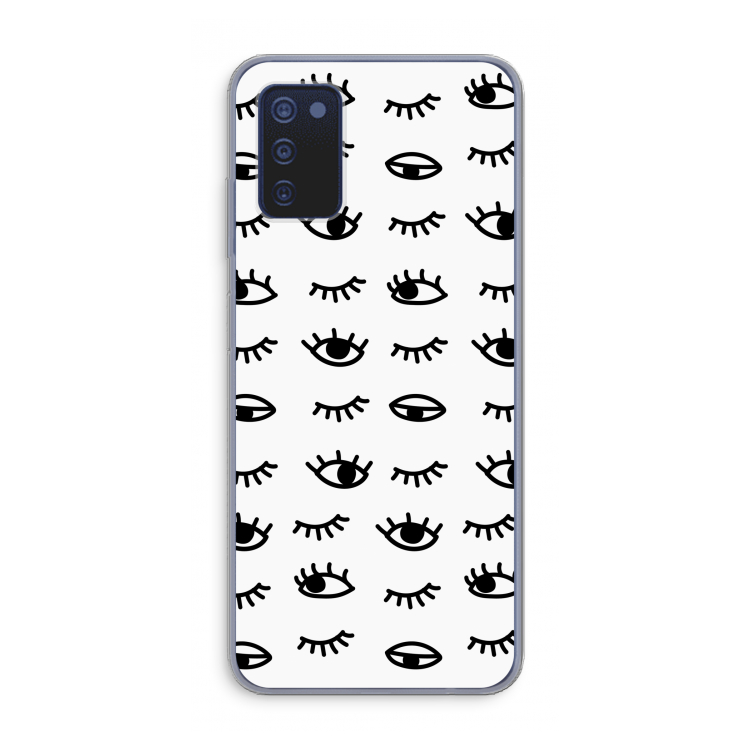 Eye pattern #2: Samsung Galaxy A03s Transparant Hoesje
