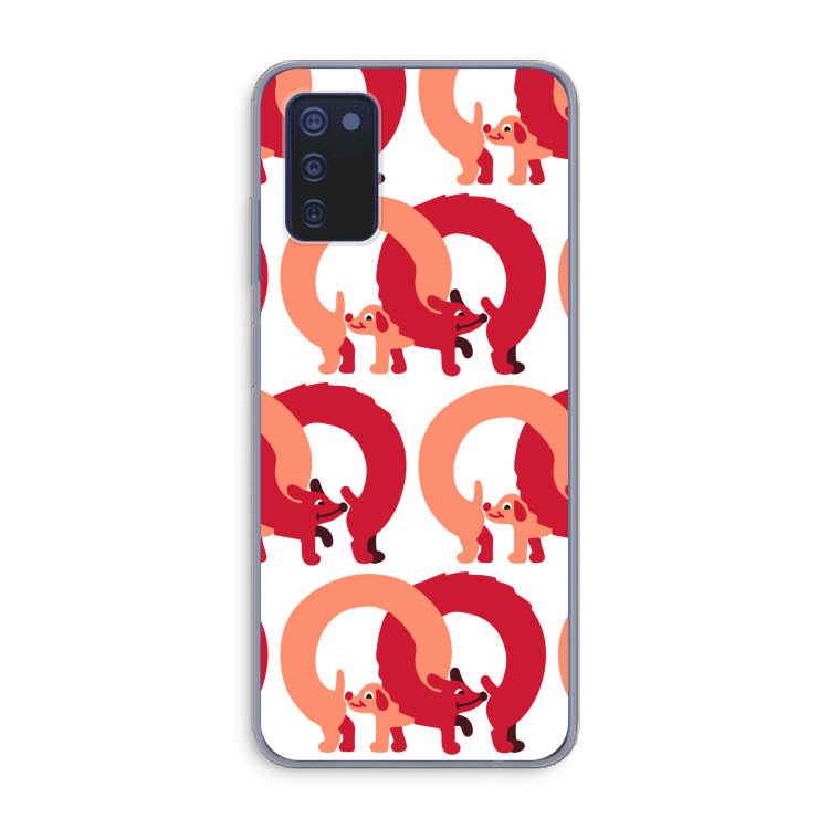 Dogs: Samsung Galaxy A03s Transparant Hoesje
