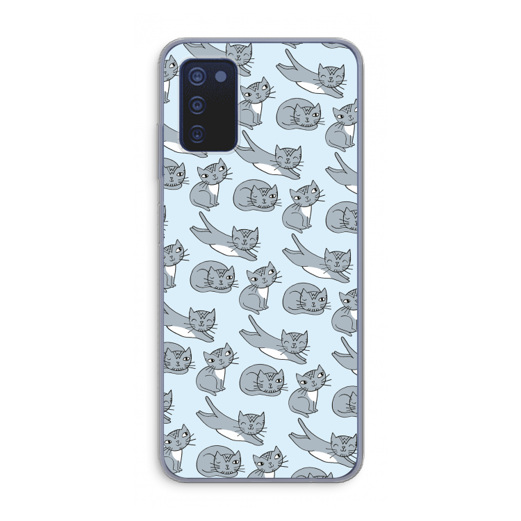 Poezen: Samsung Galaxy A03s Transparant Hoesje