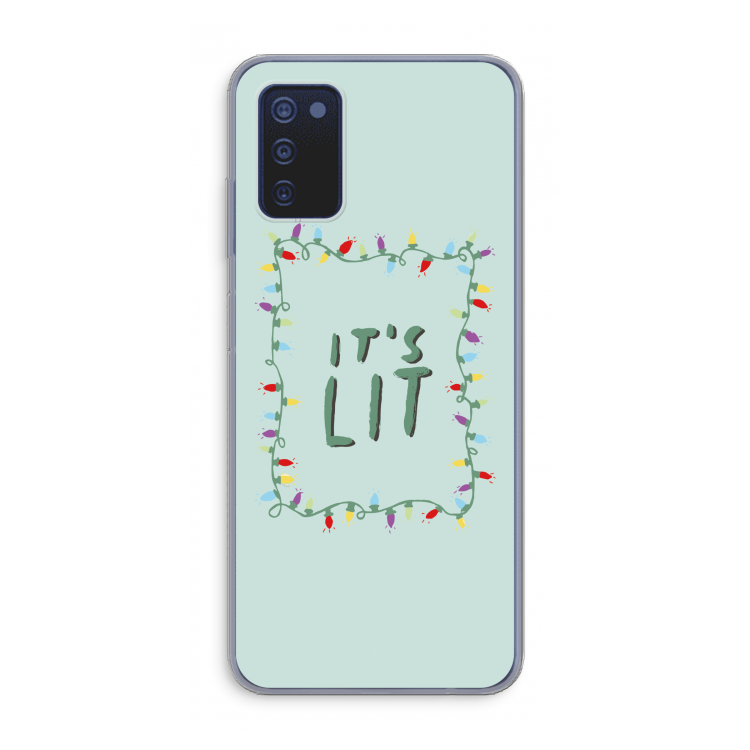 It's Lit: Samsung Galaxy A03s Transparant Hoesje
