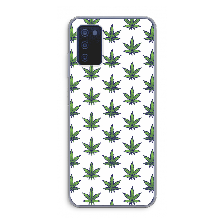 Weed: Samsung Galaxy A03s Transparant Hoesje