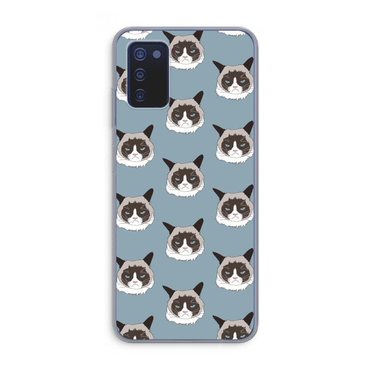 It's a Purrr Case: Samsung Galaxy A03s Transparant Hoesje